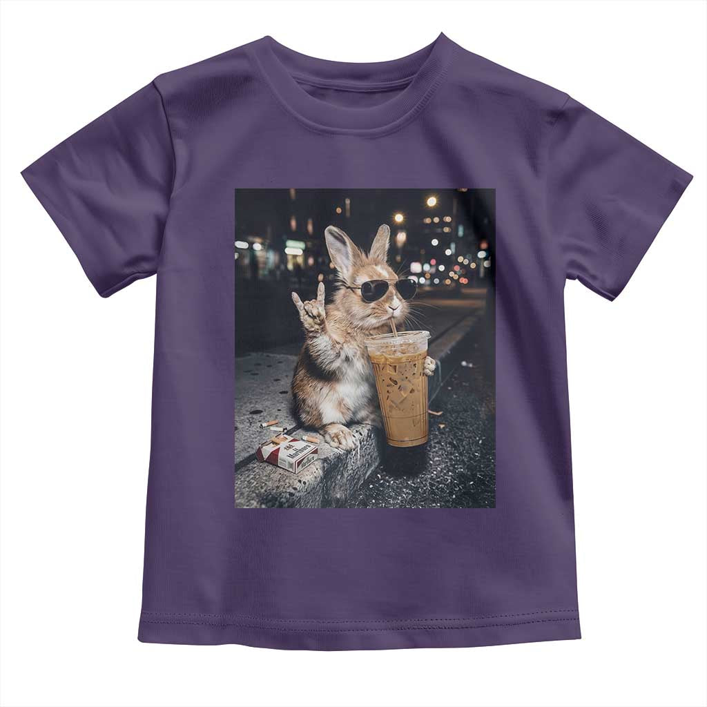 Funny Bunny Drinking Diet Coke Toddler T Shirt Vintage 90s Graphic Meme