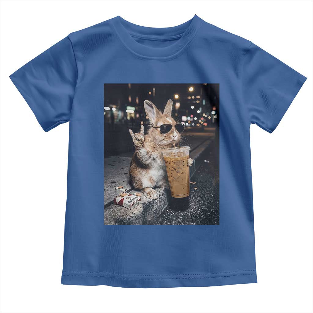 Funny Bunny Drinking Diet Coke Toddler T Shirt Vintage 90s Graphic Meme
