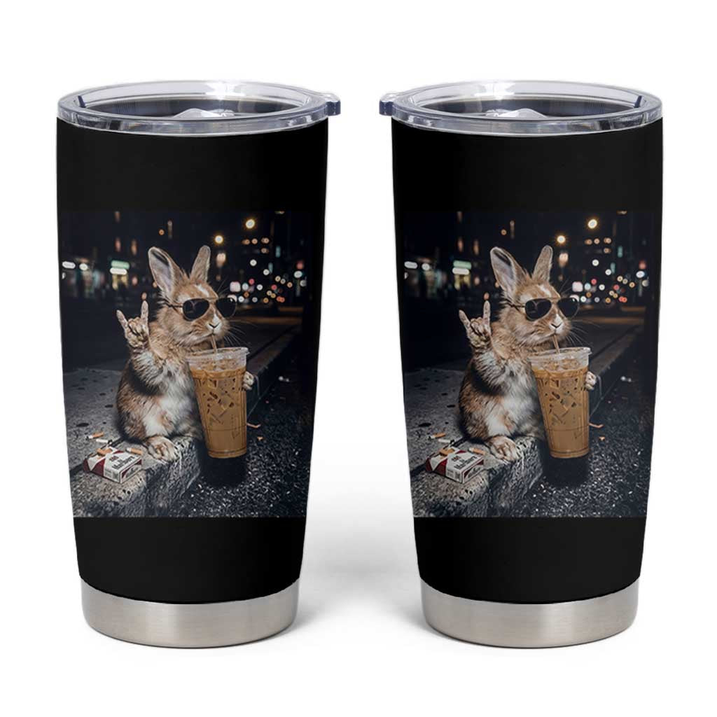 Funny Bunny Drinking Diet Coke Tumbler Cup Vintage 90s Graphic Meme
