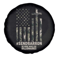 Send Barron Spare Tire Cover Vintage American Flag Camo Hashtag Protest Meme