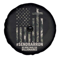 Send Barron Spare Tire Cover Vintage American Flag Camo Hashtag Protest Meme