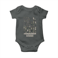 Send Barron Baby Onesie Vintage American Flag Camo Hashtag Protest Meme