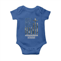 Send Barron Baby Onesie Vintage American Flag Camo Hashtag Protest Meme