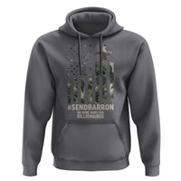 Send Barron Hoodie Vintage American Flag Camo Hashtag Protest Meme