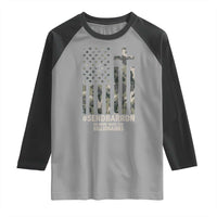 Send Barron Raglan Shirt Vintage American Flag Camo Hashtag Protest Meme