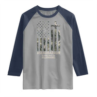 Send Barron Raglan Shirt Vintage American Flag Camo Hashtag Protest Meme