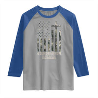 Send Barron Raglan Shirt Vintage American Flag Camo Hashtag Protest Meme