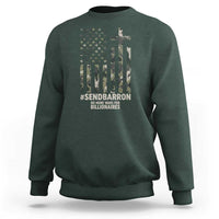 Send Barron Sweatshirt Vintage American Flag Camo Hashtag Protest Meme