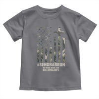 Send Barron Toddler T Shirt Vintage American Flag Camo Hashtag Protest Meme