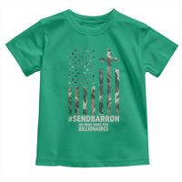 Send Barron Toddler T Shirt Vintage American Flag Camo Hashtag Protest Meme