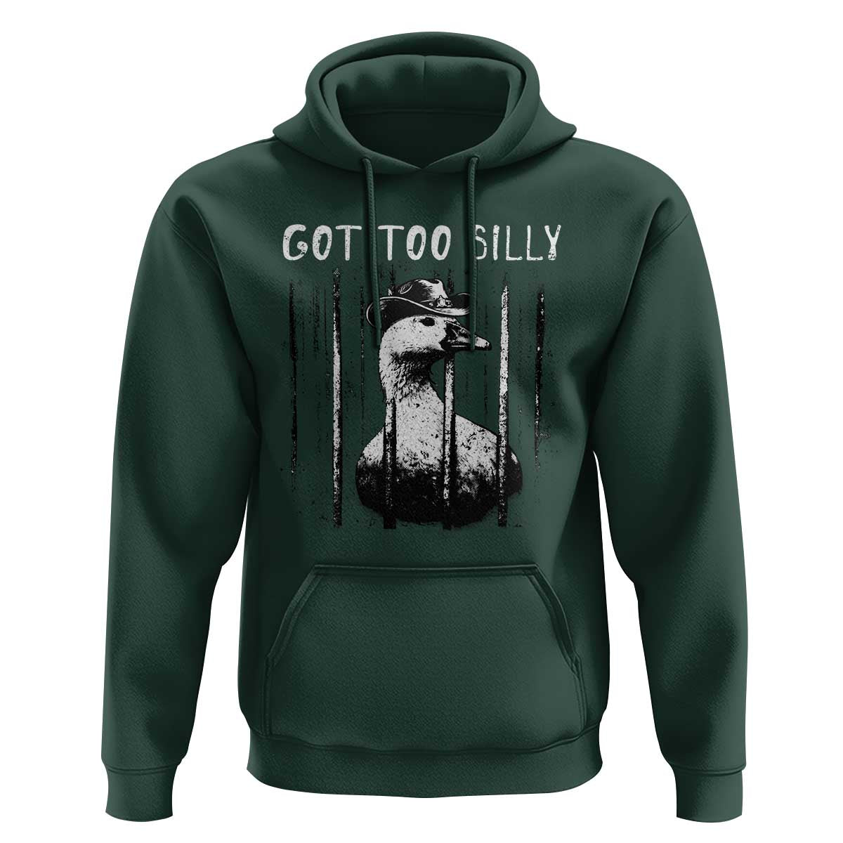 Got Too Silly Goose Meme Hoodie Funny Cowboy Goose Jailbird Prison