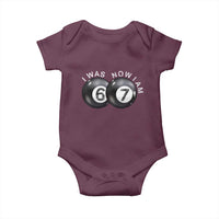 I Was 6 Now I'm 7 Ball Baby Onesie Funny 67 Six Seven Meme