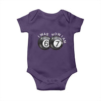 I Was 6 Now I'm 7 Ball Baby Onesie Funny 67 Six Seven Meme