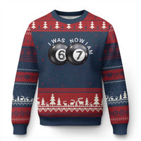 I Was 6 Now I'm 7 Ball Ugly Christmas Sweater Funny 67 Six Seven Meme