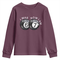 I Was 6 Now I'm 7 Ball Youth Sweatshirt Funny 67 Six Seven Meme