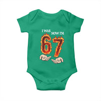I Was 6 Now I'm 7 Birthday Baby Onesie Funny Six Seven Meme 67 Flame