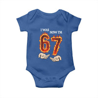 I Was 6 Now I'm 7 Birthday Baby Onesie Funny Six Seven Meme 67 Flame