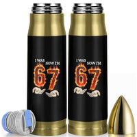 I Was 6 Now I'm 7 Birthday Bullet Tumbler Funny Six Seven Meme 67 Flame
