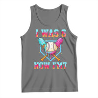 I Was 6 Now I'm 7 Tank Top Baseball Ice Cream Drip Number 67 Player 67th Birthday