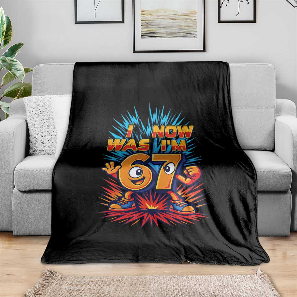 I Was 6 Now I'm 7 Italian Brainrot Meme Gift for Boy Kid Throw Blanket