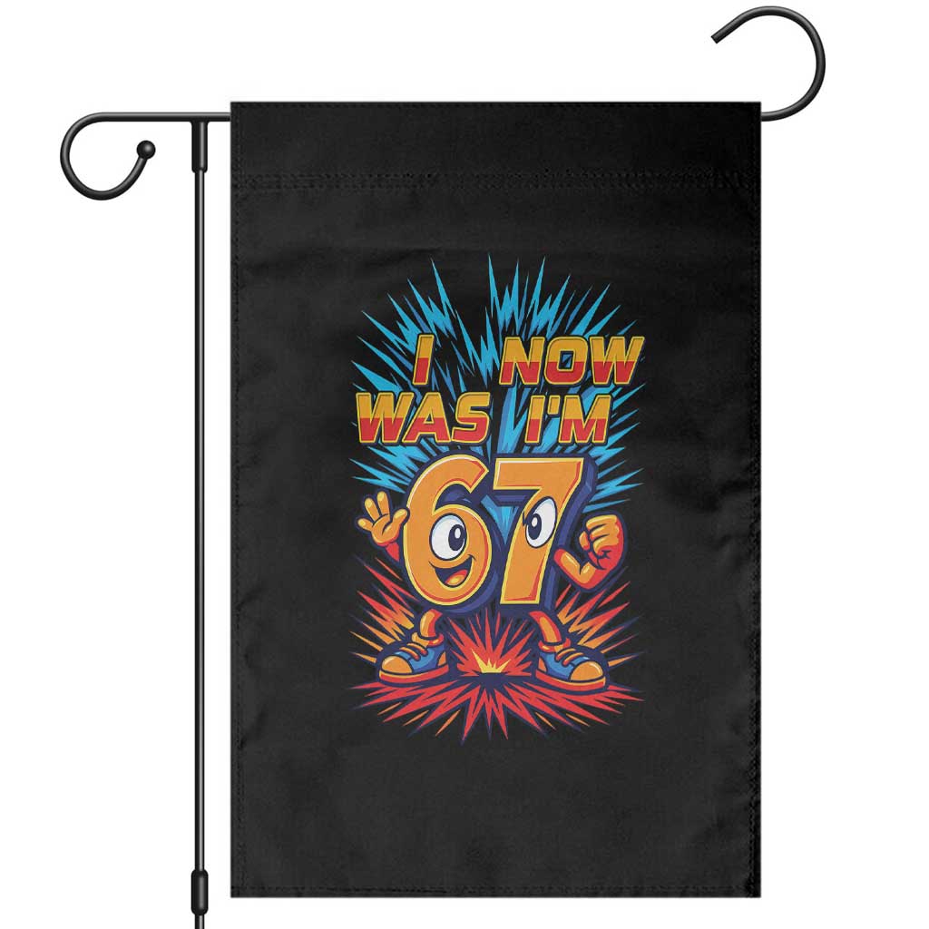 I Was 6 Now I'm 7 Italian Brainrot Meme Gift for Boy Kid Garden Flag