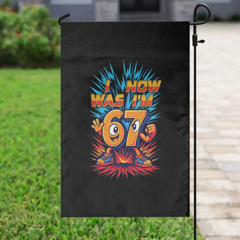 I Was 6 Now I'm 7 Italian Brainrot Meme Gift for Boy Kid Garden Flag