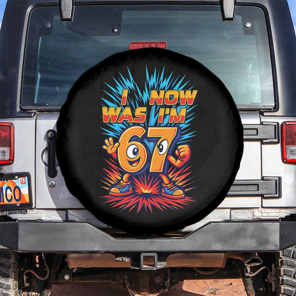 I Was 6 Now I'm 7 Italian Brainrot Meme Gift for Boy Kid Spare Tire Cover