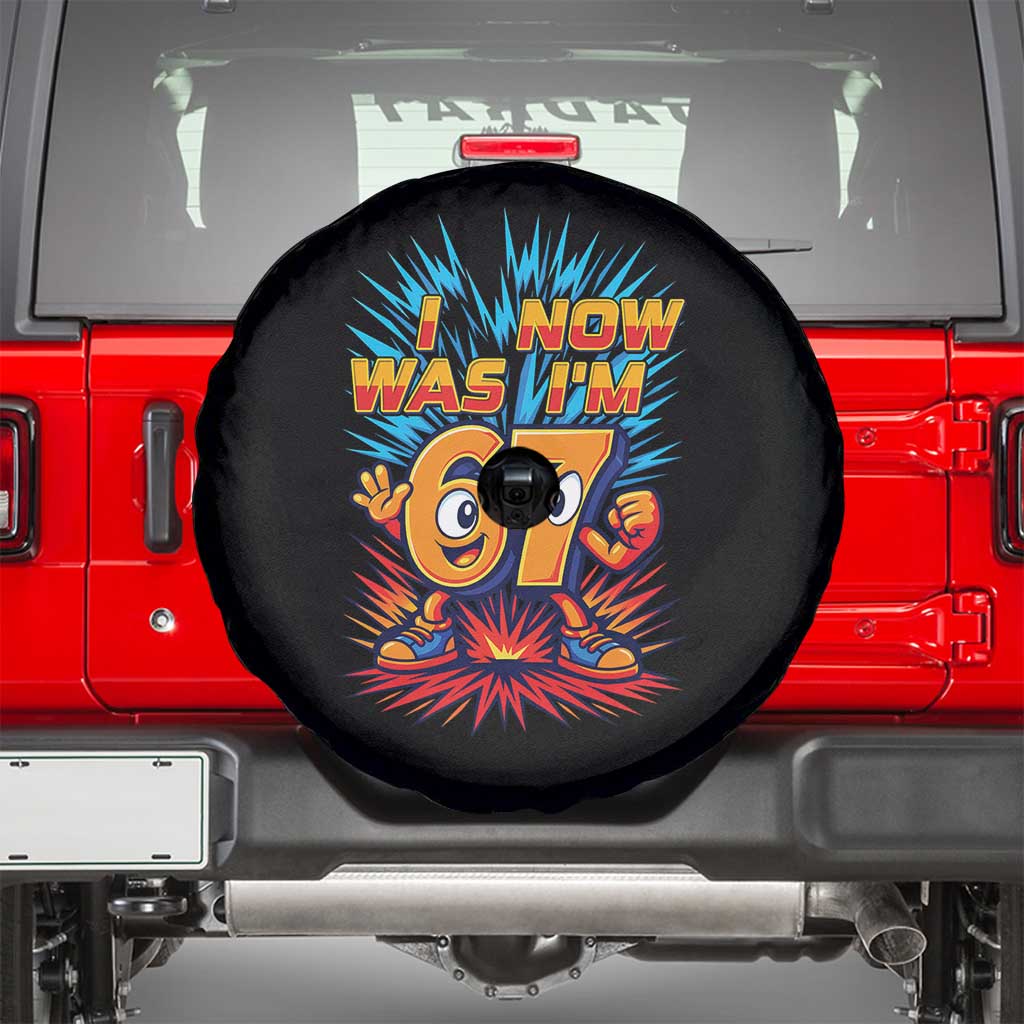 I Was 6 Now I'm 7 Italian Brainrot Meme Gift for Boy Kid Spare Tire Cover