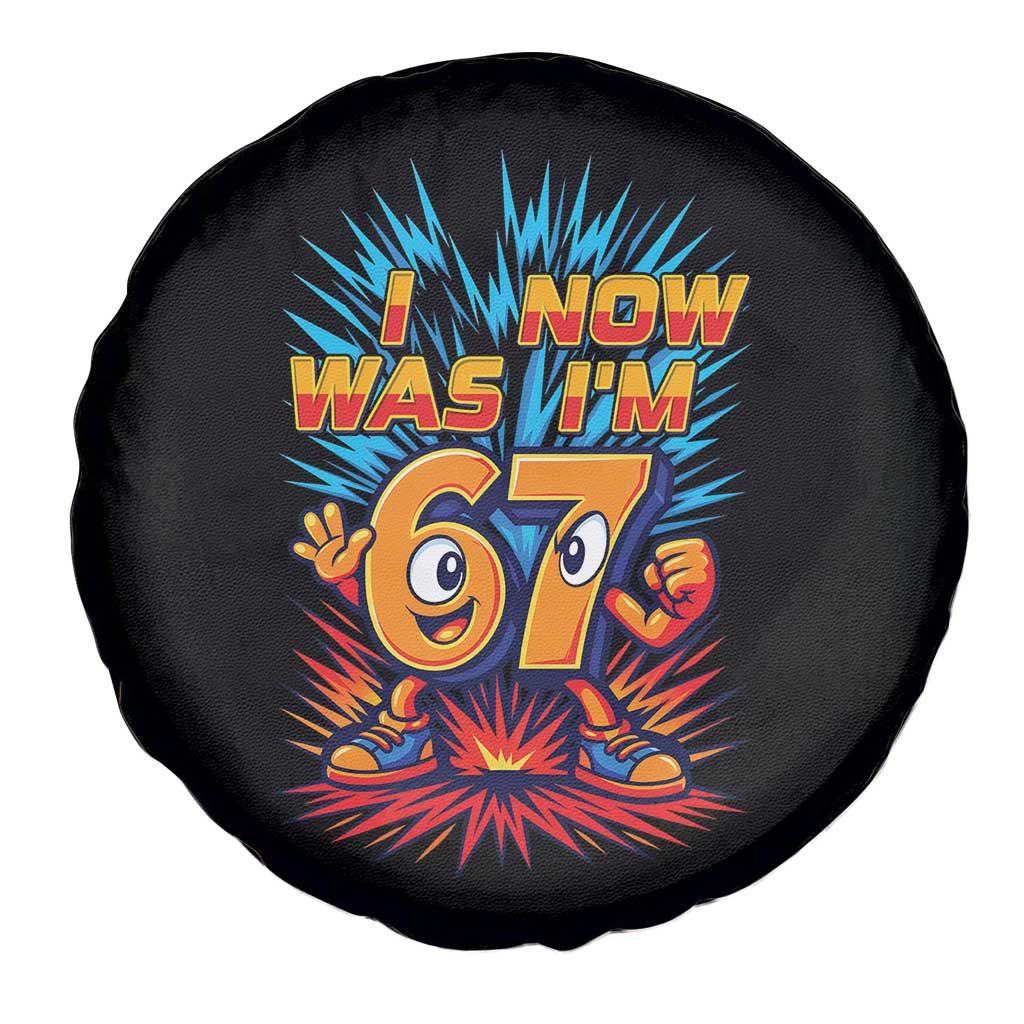 I Was 6 Now I'm 7 Italian Brainrot Meme Gift for Boy Kid Spare Tire Cover