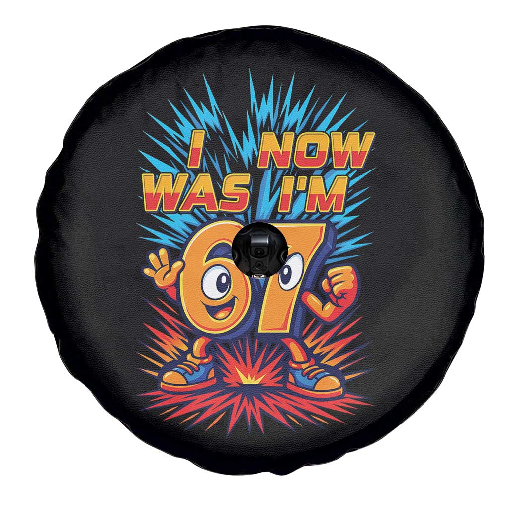 I Was 6 Now I'm 7 Italian Brainrot Meme Gift for Boy Kid Spare Tire Cover