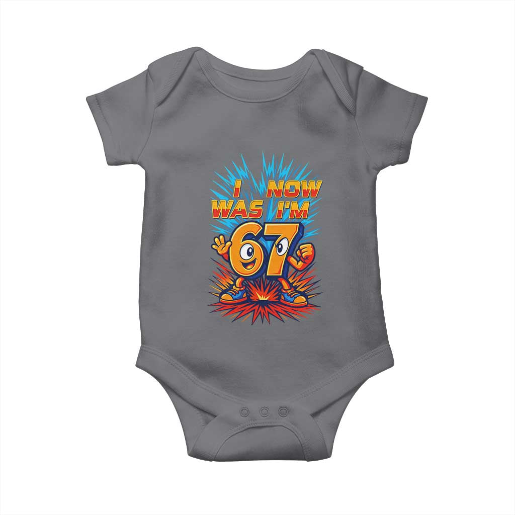 I Was 6 Now I'm 7 Italian Brainrot Meme Gift for Boy Kid Baby Onesie
