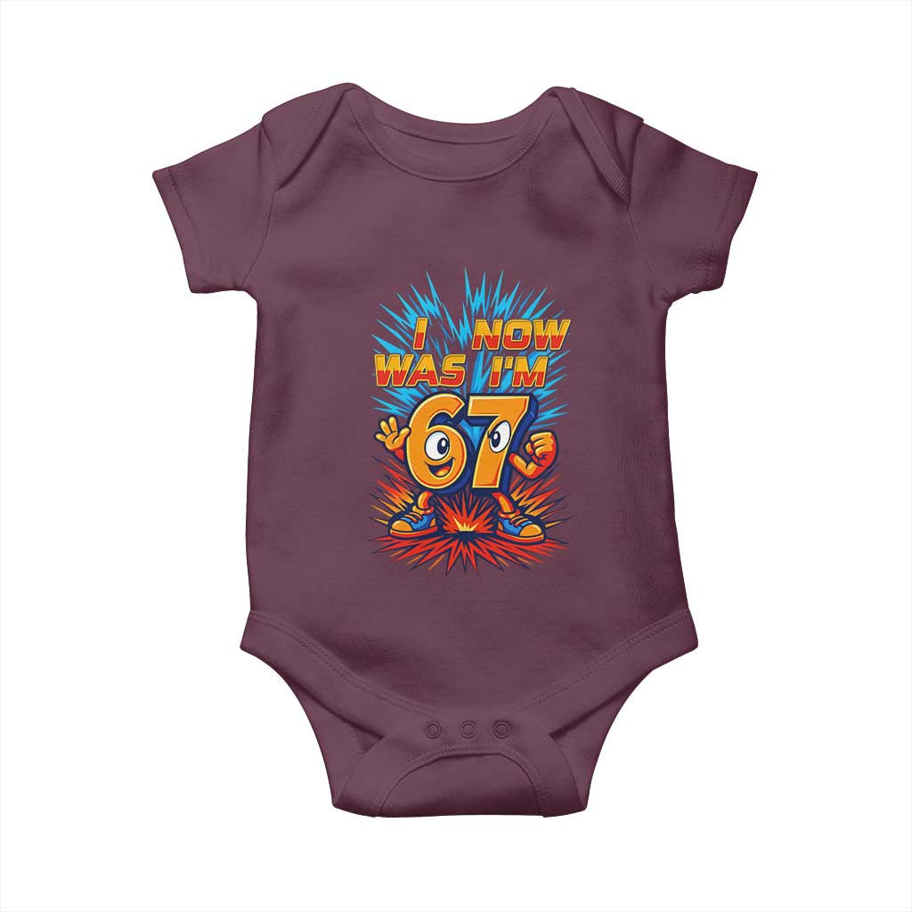 I Was 6 Now I'm 7 Italian Brainrot Meme Gift for Boy Kid Baby Onesie