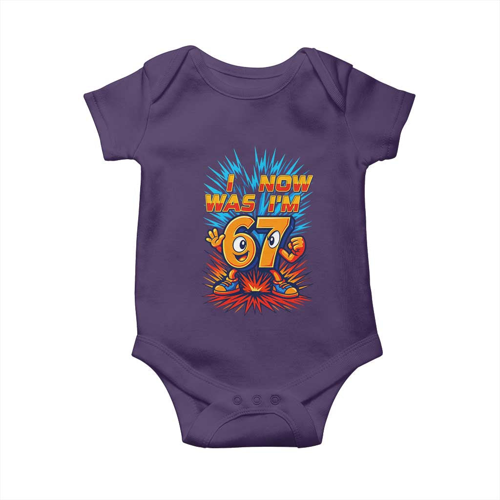 I Was 6 Now I'm 7 Italian Brainrot Meme Gift for Boy Kid Baby Onesie