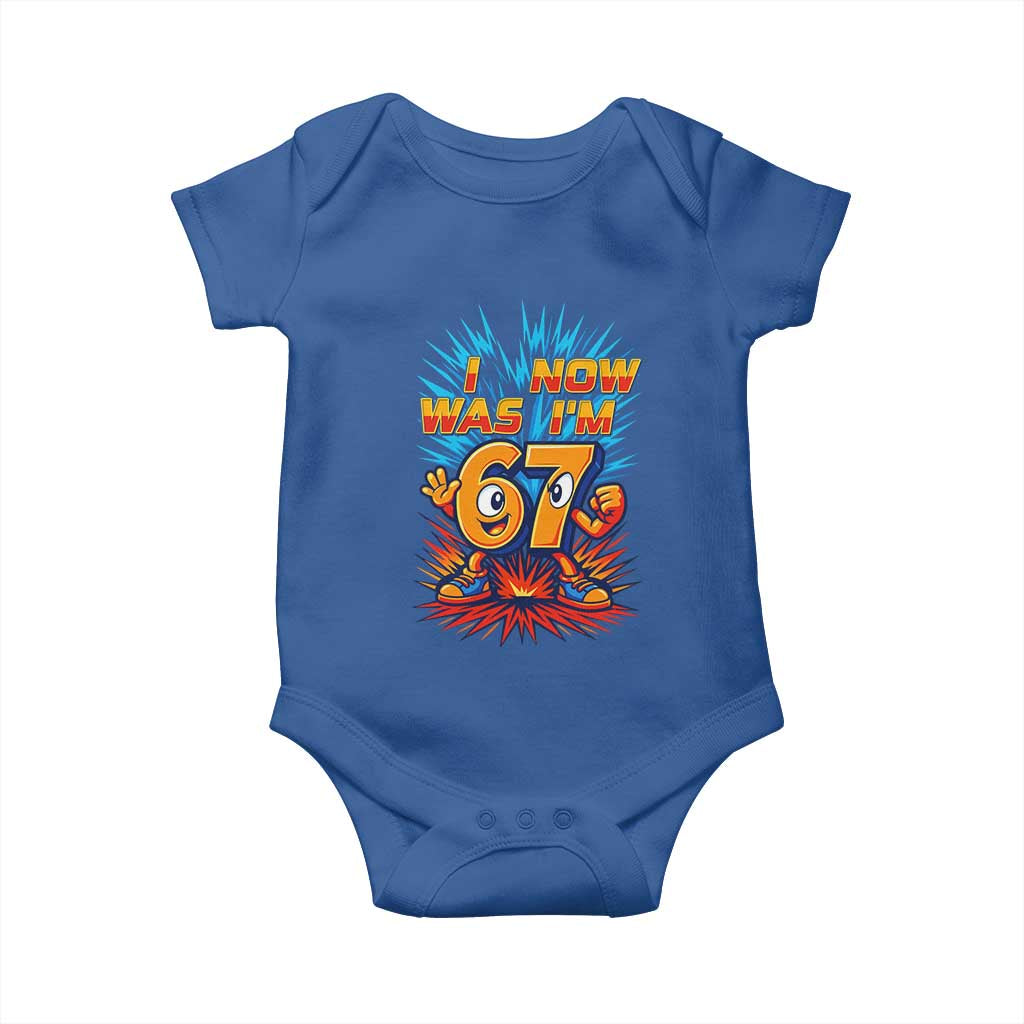 I Was 6 Now I'm 7 Italian Brainrot Meme Gift for Boy Kid Baby Onesie
