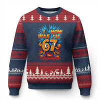 I Was 6 Now I'm 7 Italian Brainrot Meme Gift for Boy Kid Ugly Christmas Sweater