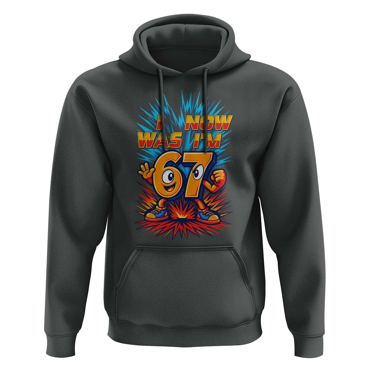 I Was 6 Now I'm 7 Italian Brainrot Meme Gift for Boy Kid Hoodie