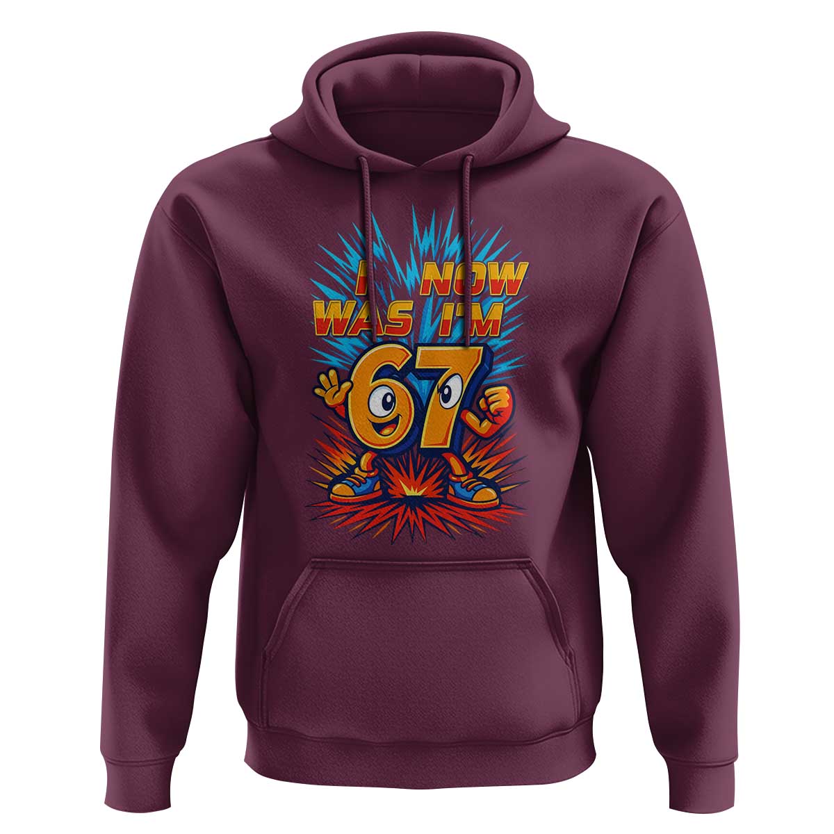 I Was 6 Now I'm 7 Italian Brainrot Meme Gift for Boy Kid Hoodie
