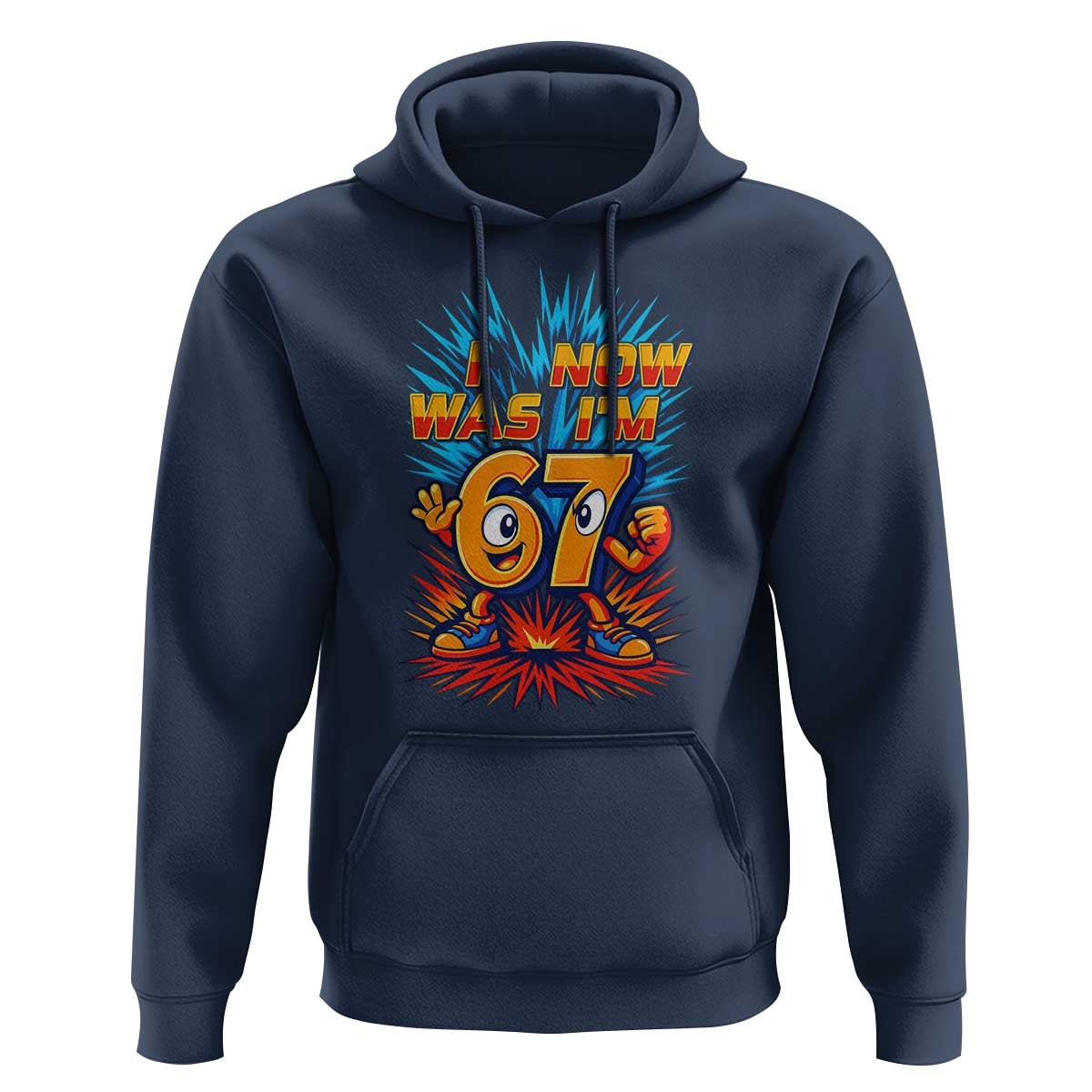 I Was 6 Now I'm 7 Italian Brainrot Meme Gift for Boy Kid Hoodie