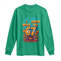I Was 6 Now I'm 7 Italian Brainrot Meme Gift for Boy Kid Long Sleeve Shirt