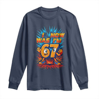 I Was 6 Now I'm 7 Italian Brainrot Meme Gift for Boy Kid Long Sleeve Shirt