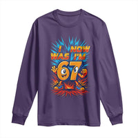 I Was 6 Now I'm 7 Italian Brainrot Meme Gift for Boy Kid Long Sleeve Shirt