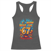 I Was 6 Now I'm 7 Italian Brainrot Meme Gift for Boy Kid Racerback Tank Top