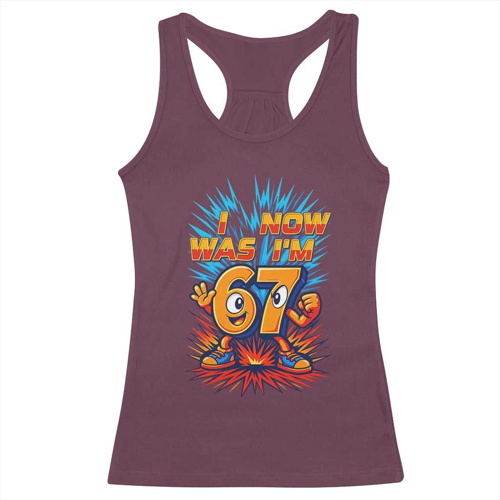 I Was 6 Now I'm 7 Italian Brainrot Meme Gift for Boy Kid Racerback Tank Top