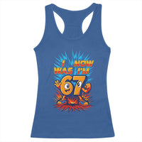 I Was 6 Now I'm 7 Italian Brainrot Meme Gift for Boy Kid Racerback Tank Top