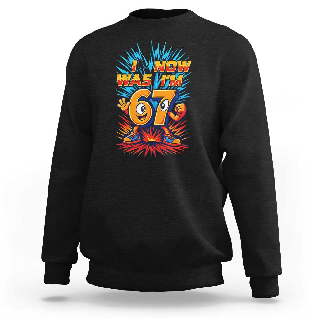 I Was 6 Now I'm 7 Italian Brainrot Meme Gift for Boy Kid Sweatshirt