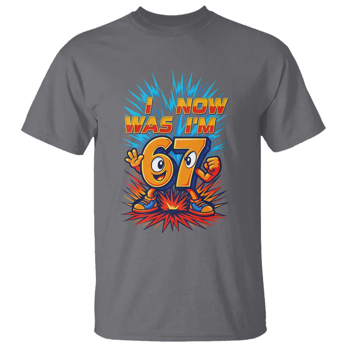 I Was 6 Now I'm 7 Italian Brainrot Meme Gift for Boy Kid T Shirt
