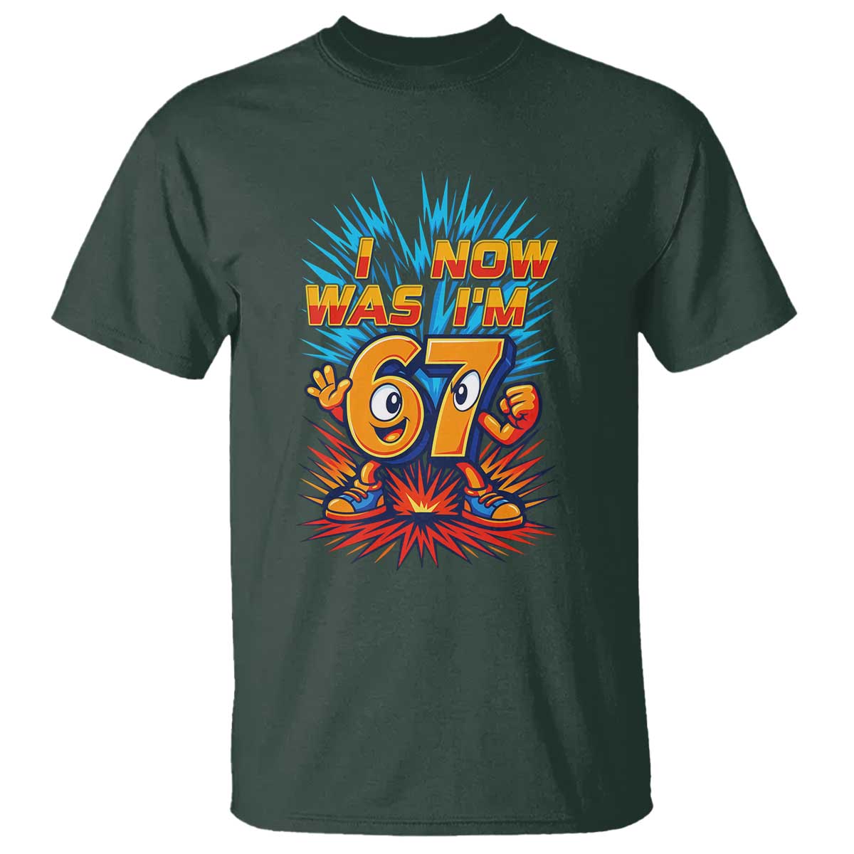I Was 6 Now I'm 7 Italian Brainrot Meme Gift for Boy Kid T Shirt