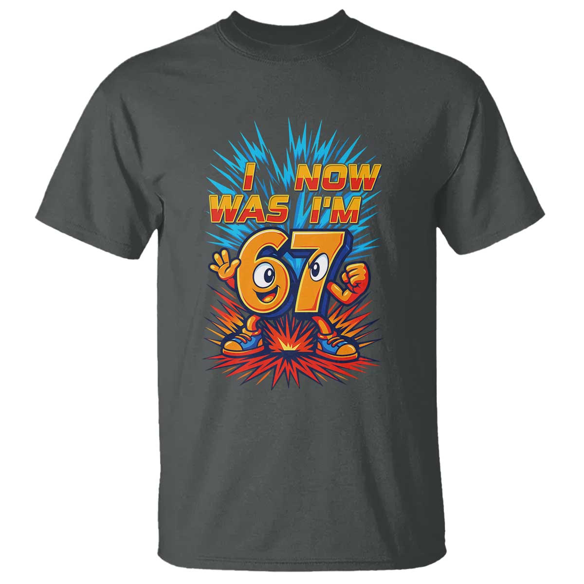 I Was 6 Now I'm 7 Italian Brainrot Meme Gift for Boy Kid T Shirt