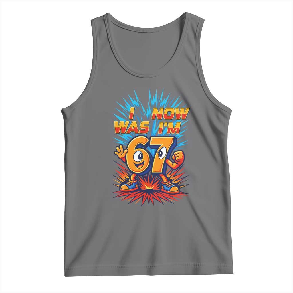 I Was 6 Now I'm 7 Italian Brainrot Meme Gift for Boy Kid Tank Top