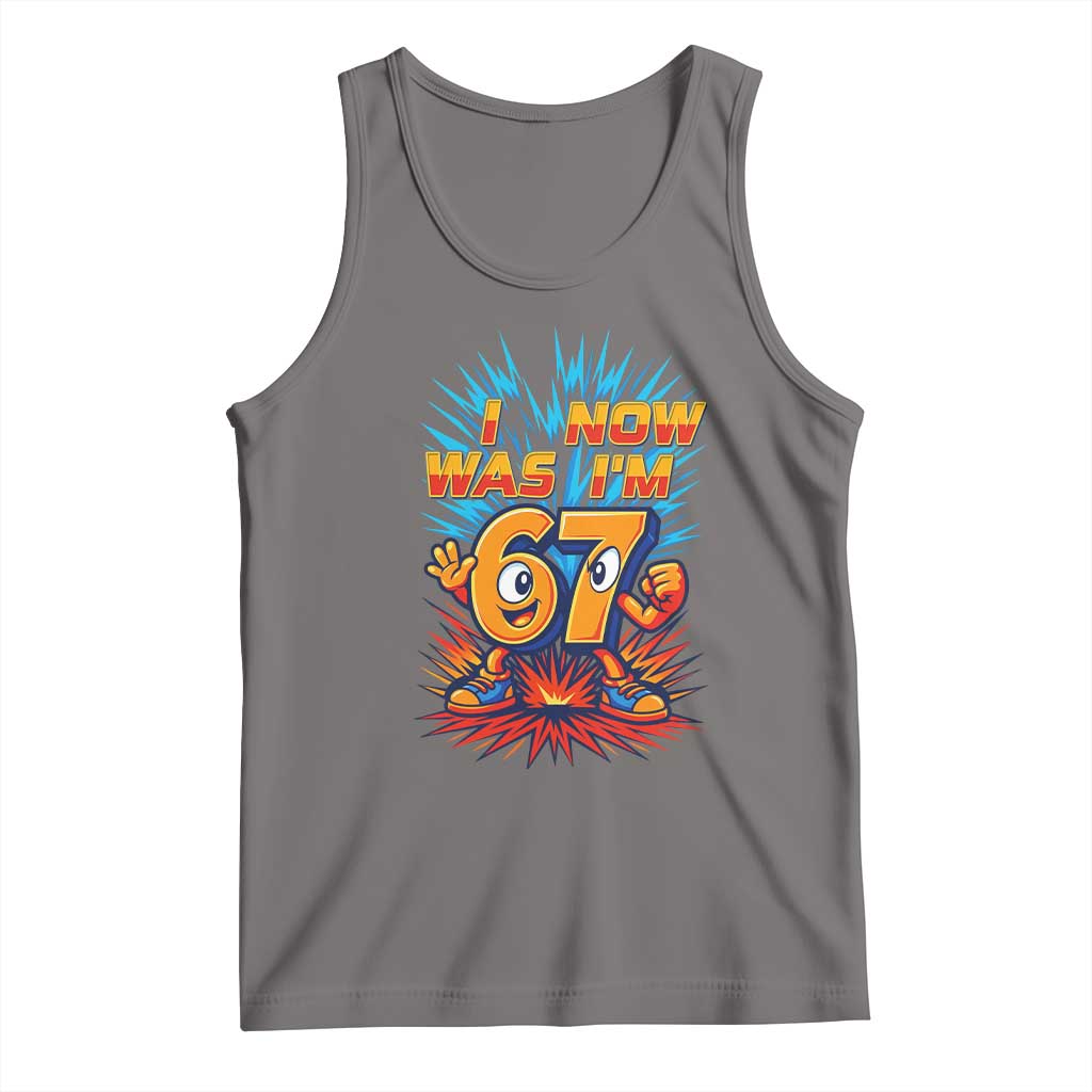 I Was 6 Now I'm 7 Italian Brainrot Meme Gift for Boy Kid Tank Top